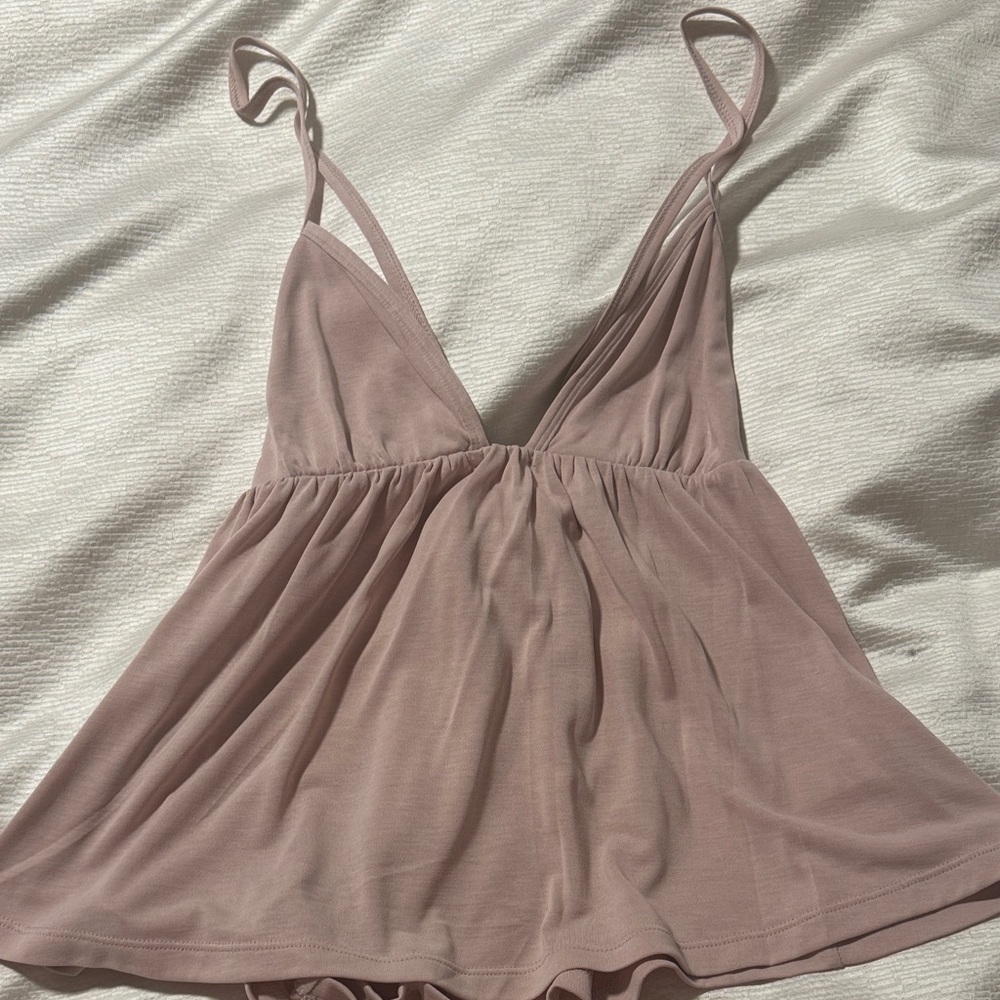 Express Blush Pink Spaghetti Strap Top